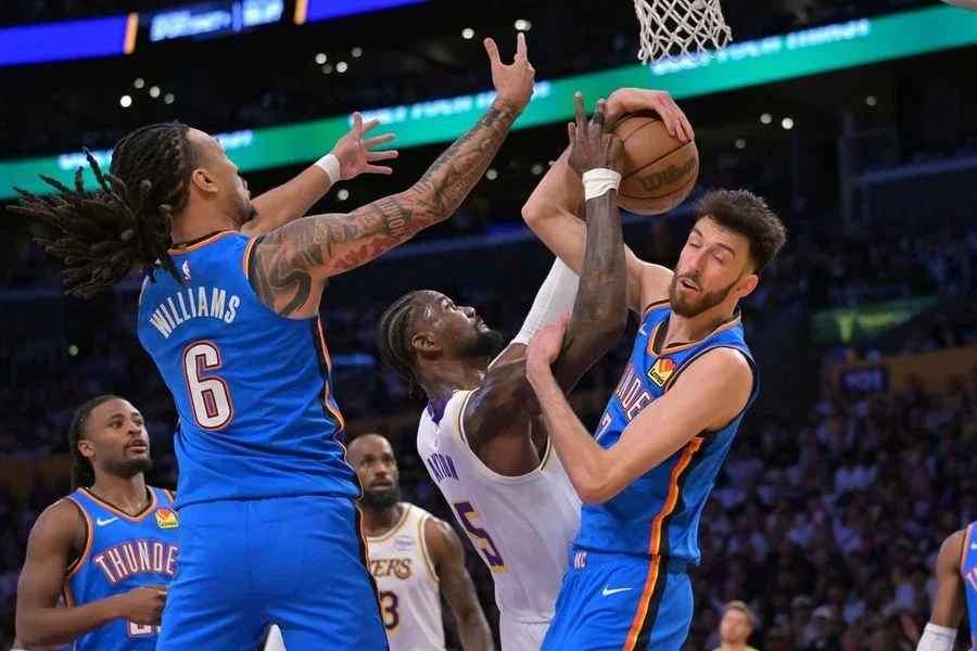 NBA: Playoffs-Oklahoma City Thunder at Los Angeles Lakers